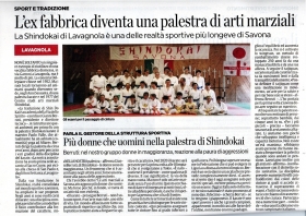 Dal Magazine del Secolo XIX - SHINDOKAI